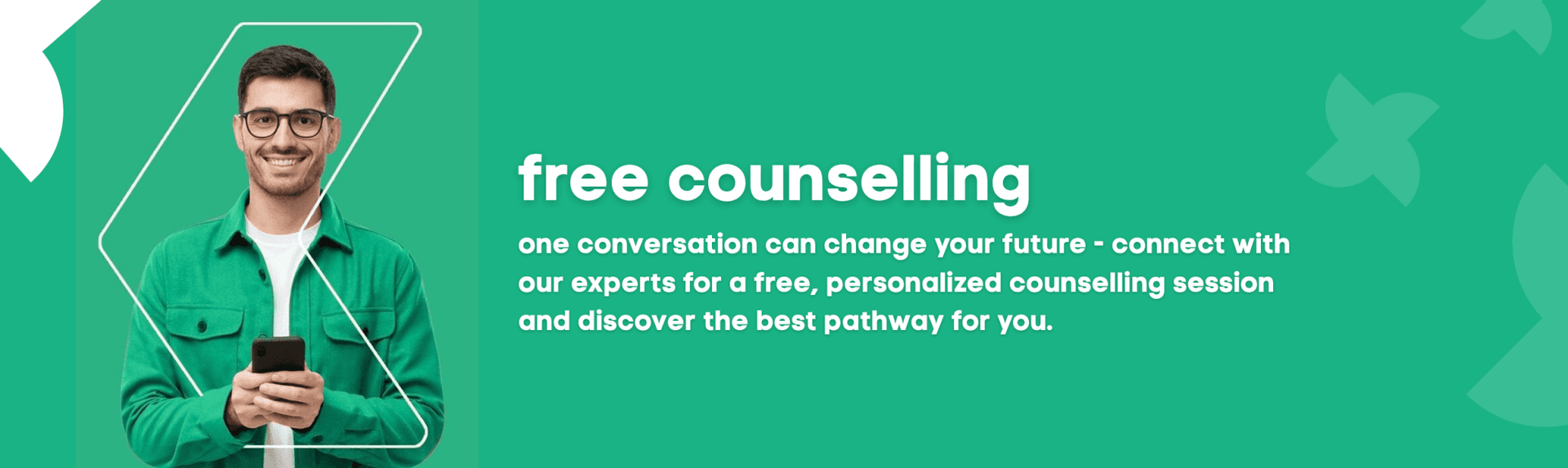 Free counselling banner